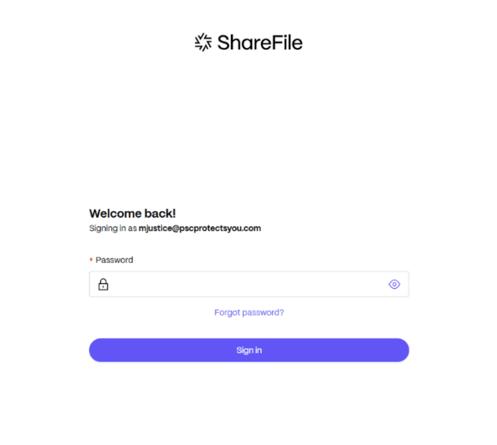 Sharefile login